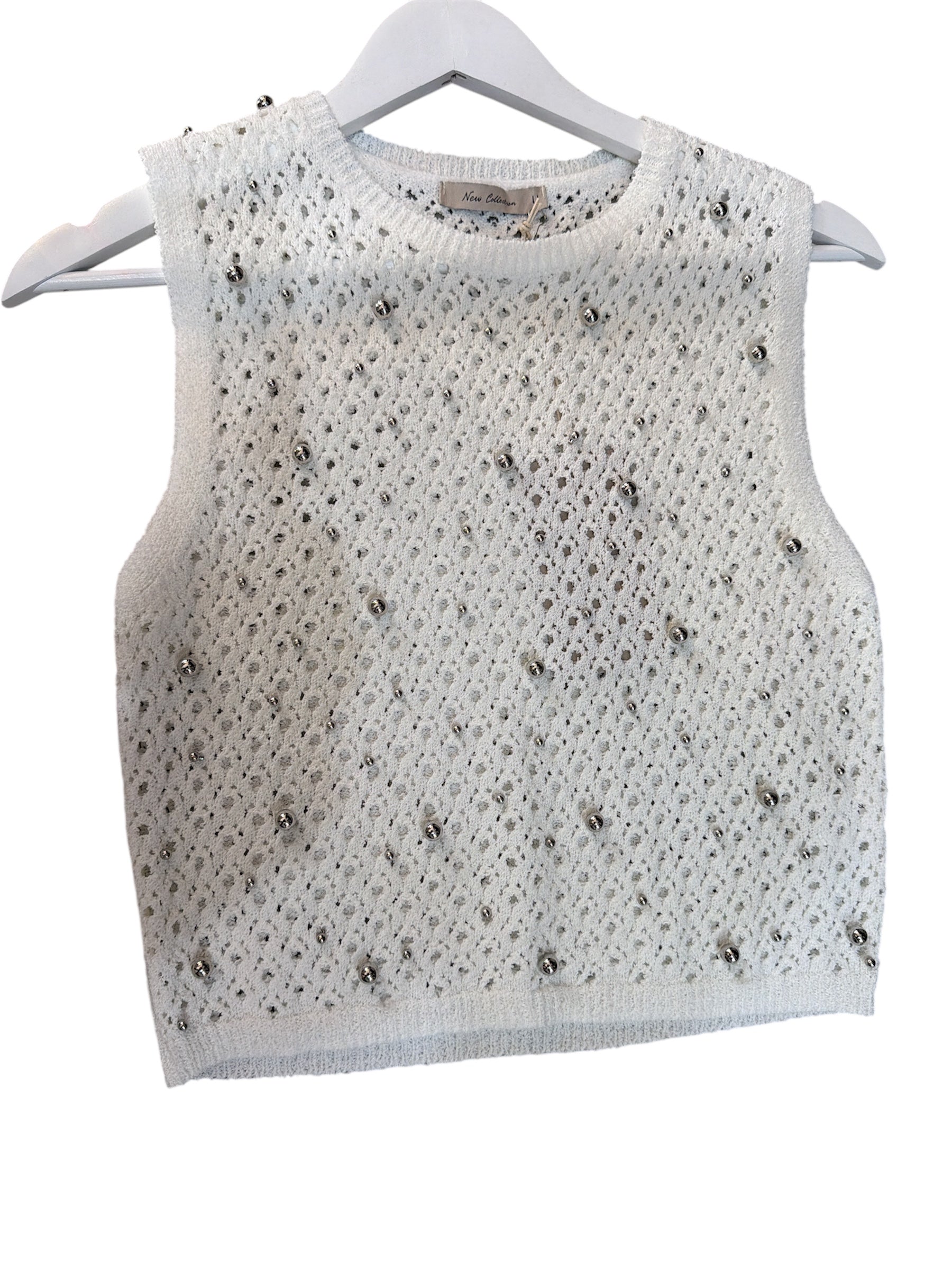 Crochet stud top
