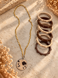 Animal print necklaces