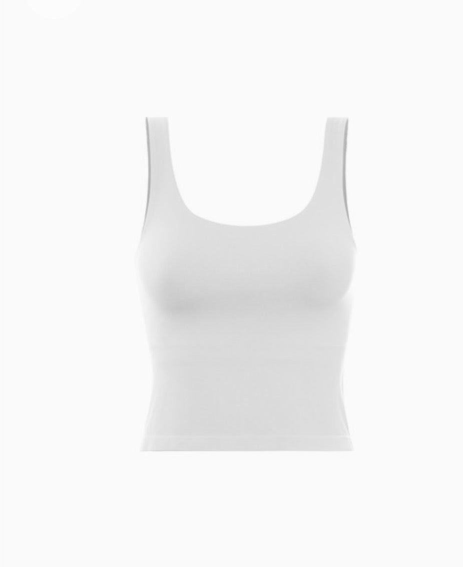 Wide scoop neck basic