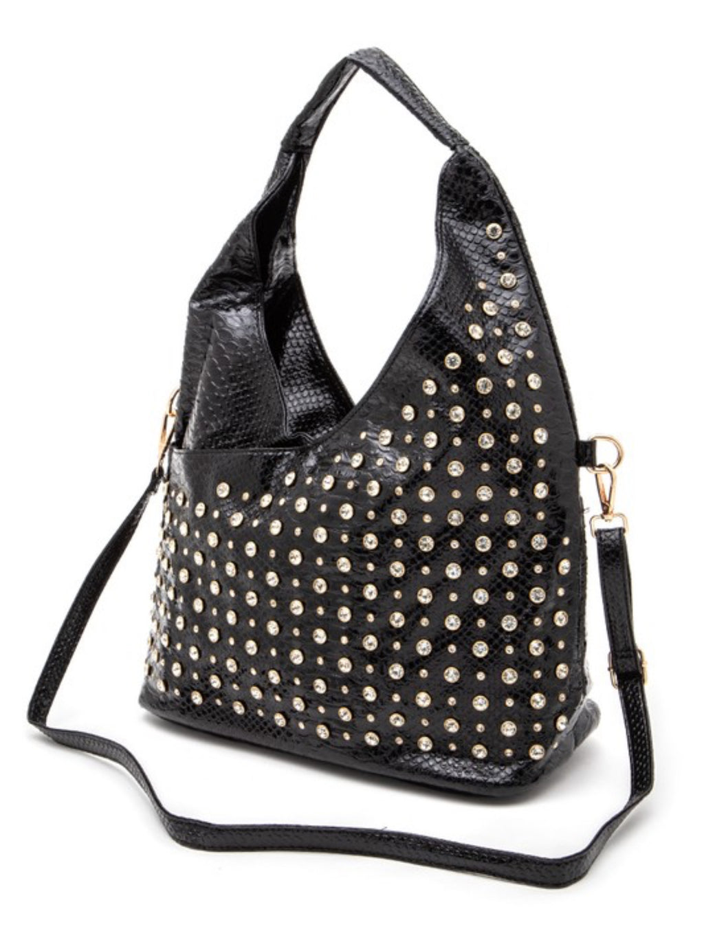 studs embellished bag