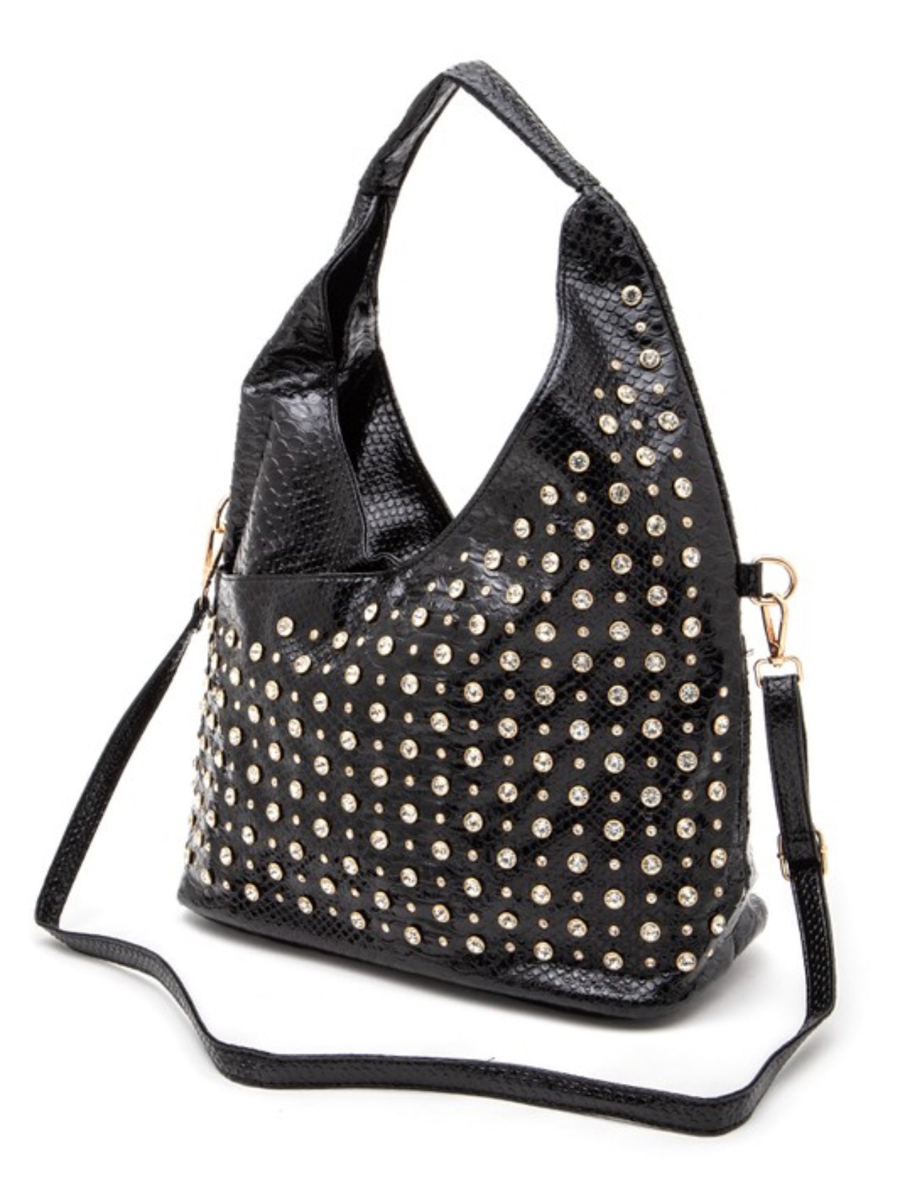 studs embellished bag