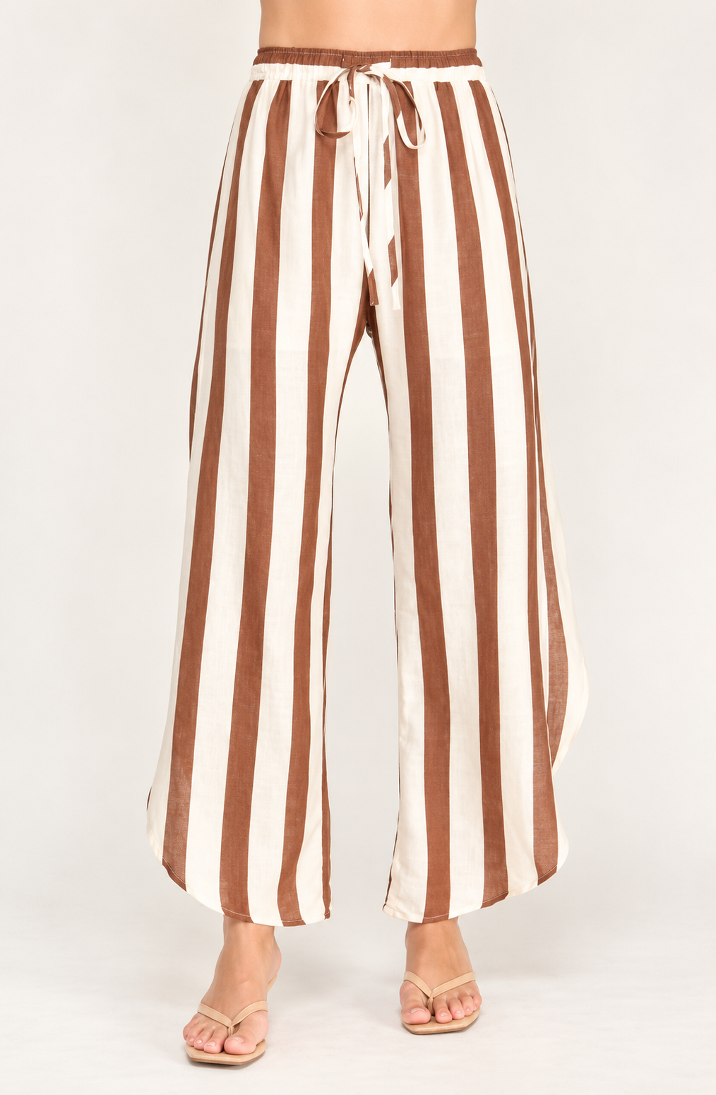 Side open pants