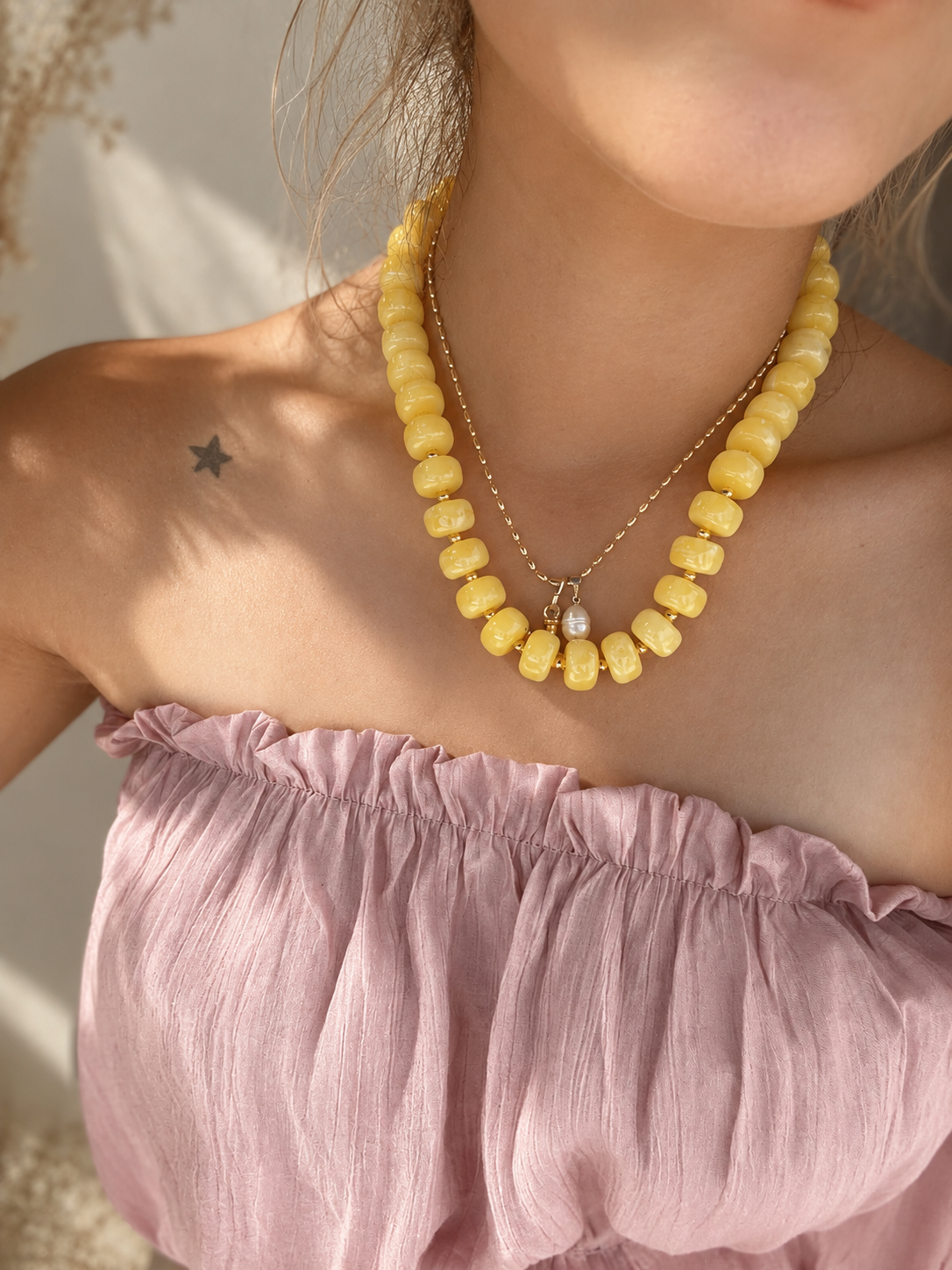 Candy cane necklaces