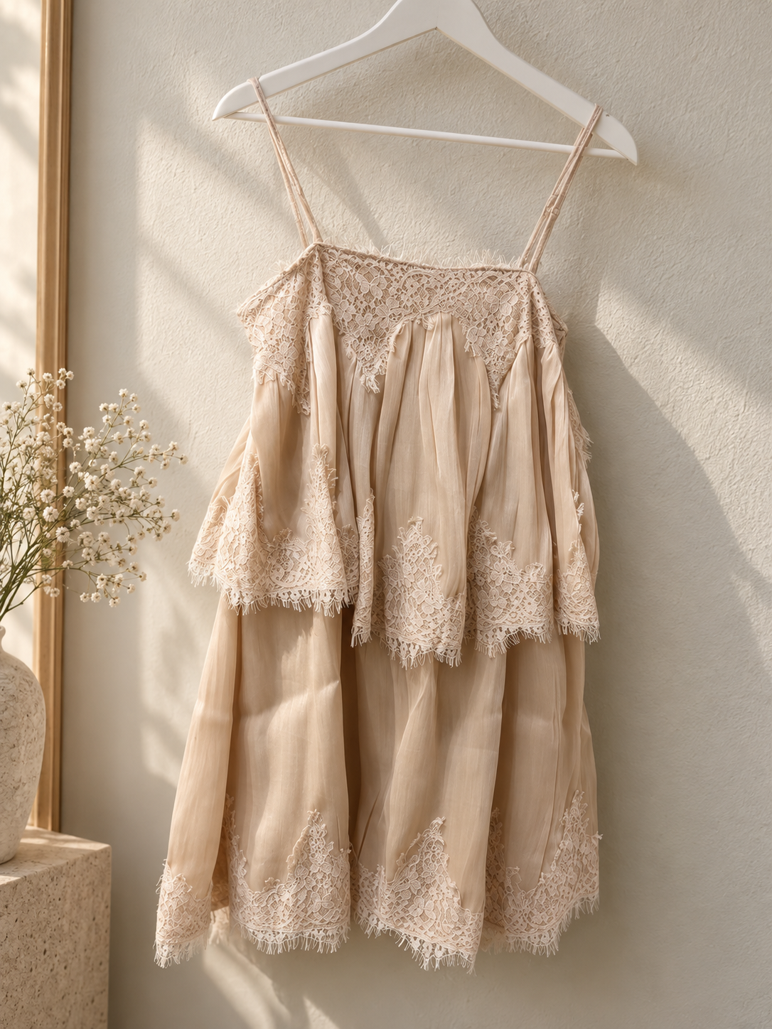 Tiered babydoll dress