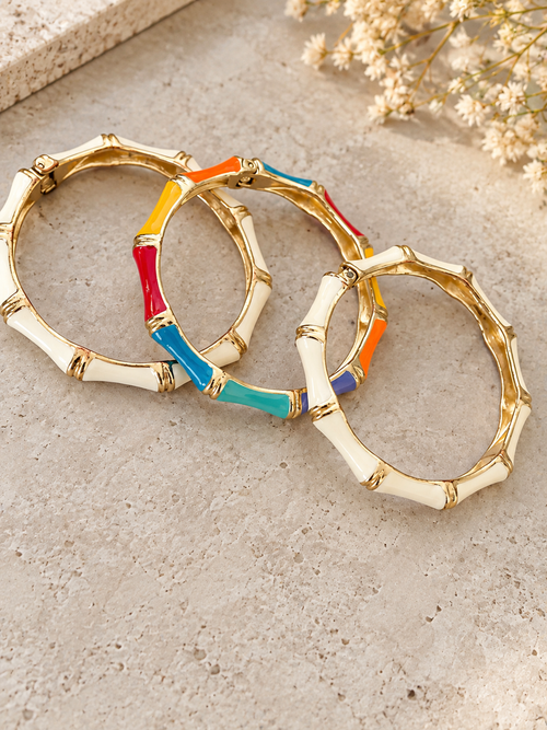 Bamboo bangles (set de 3)