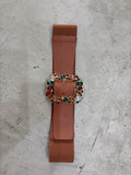 Camel Rhinestone belt