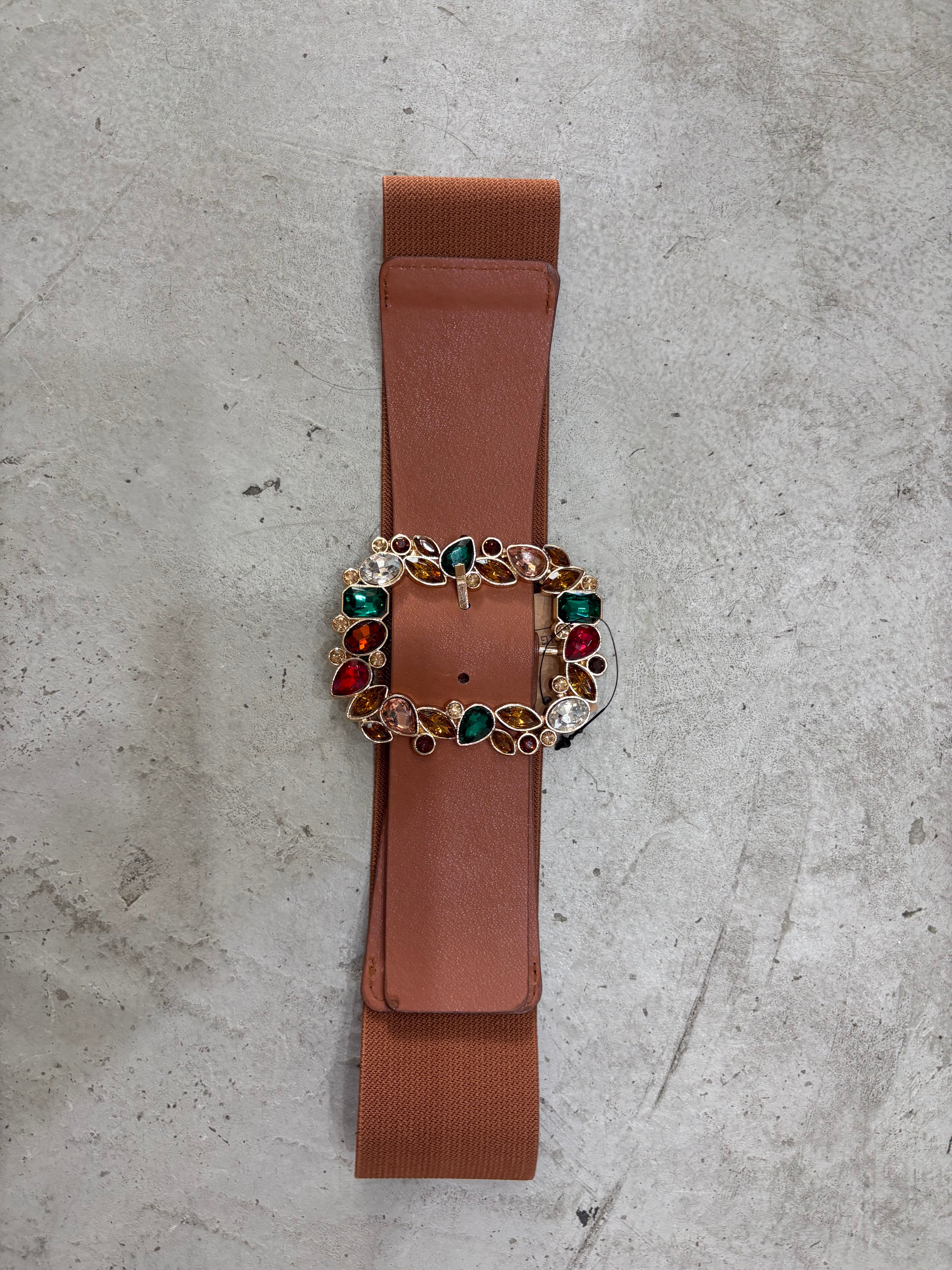 Camel Rhinestone belt
