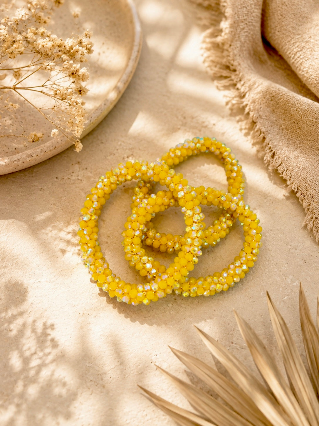 Elastic bracelet set