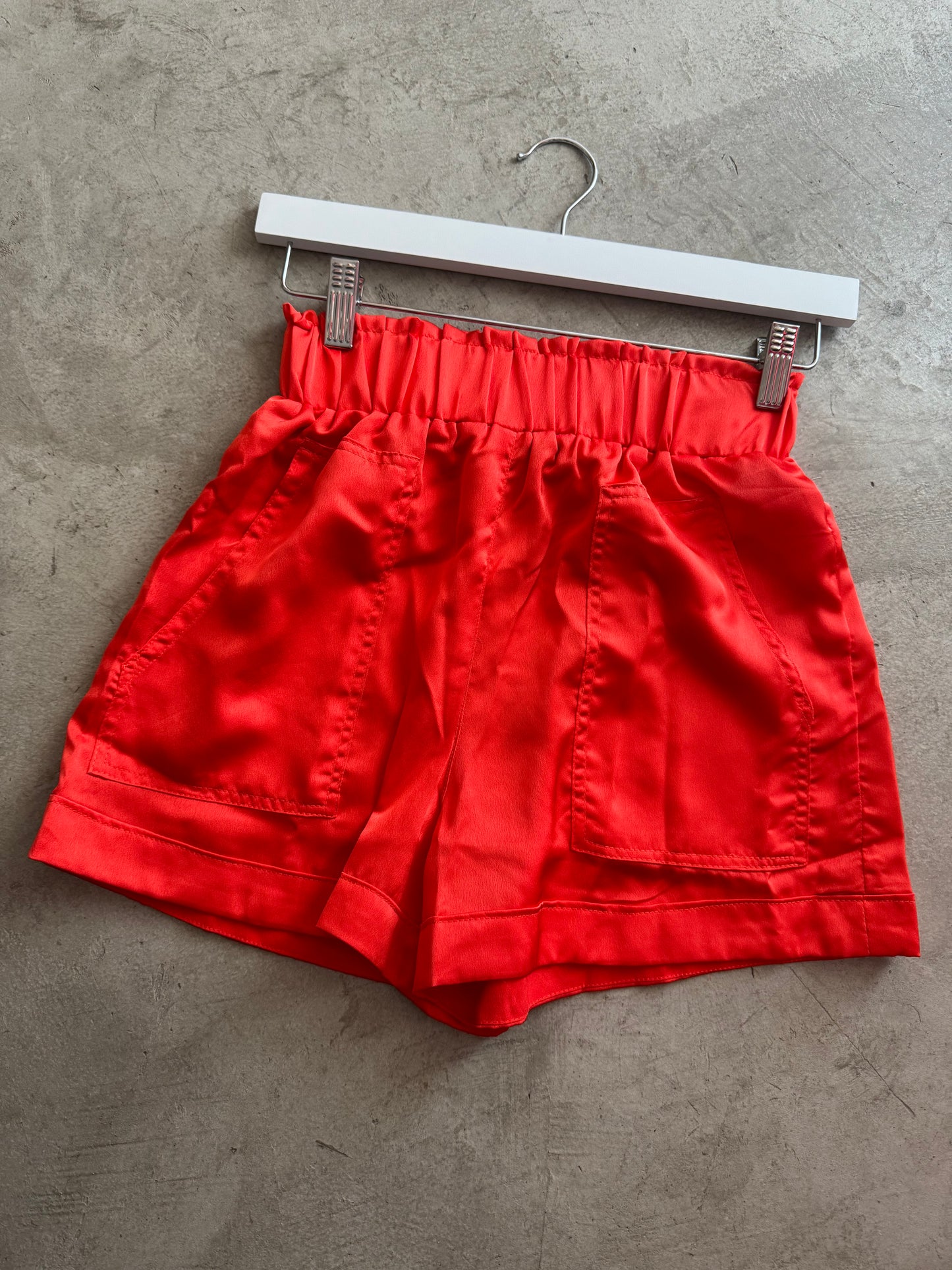 Satin Orange Short