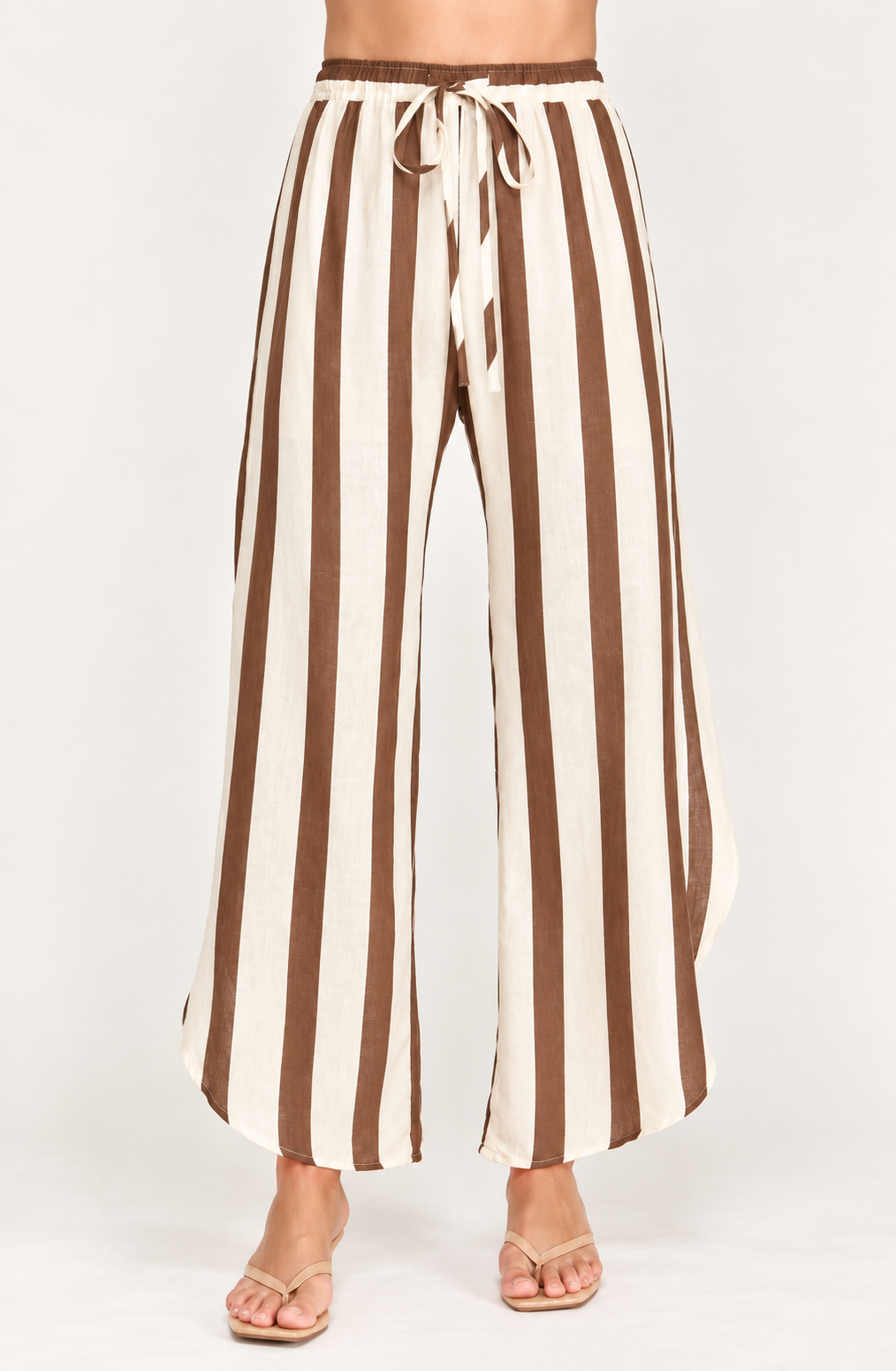 Side open pants