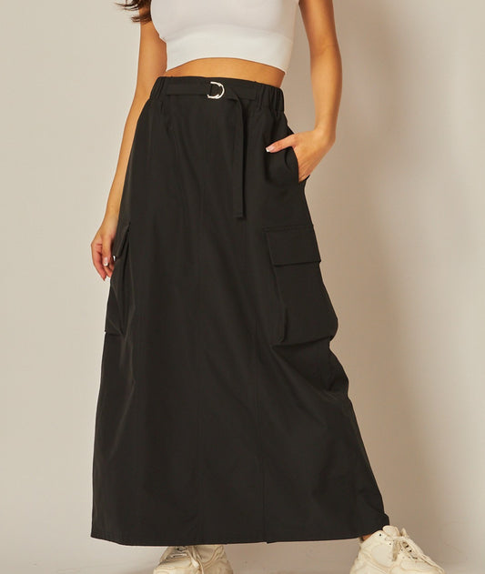 Cargo Maxi Skirt