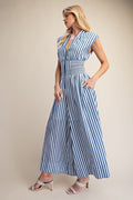 Front zip jumpsuit