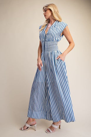 Front zip jumpsuit