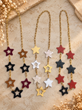 Star leather necklaces