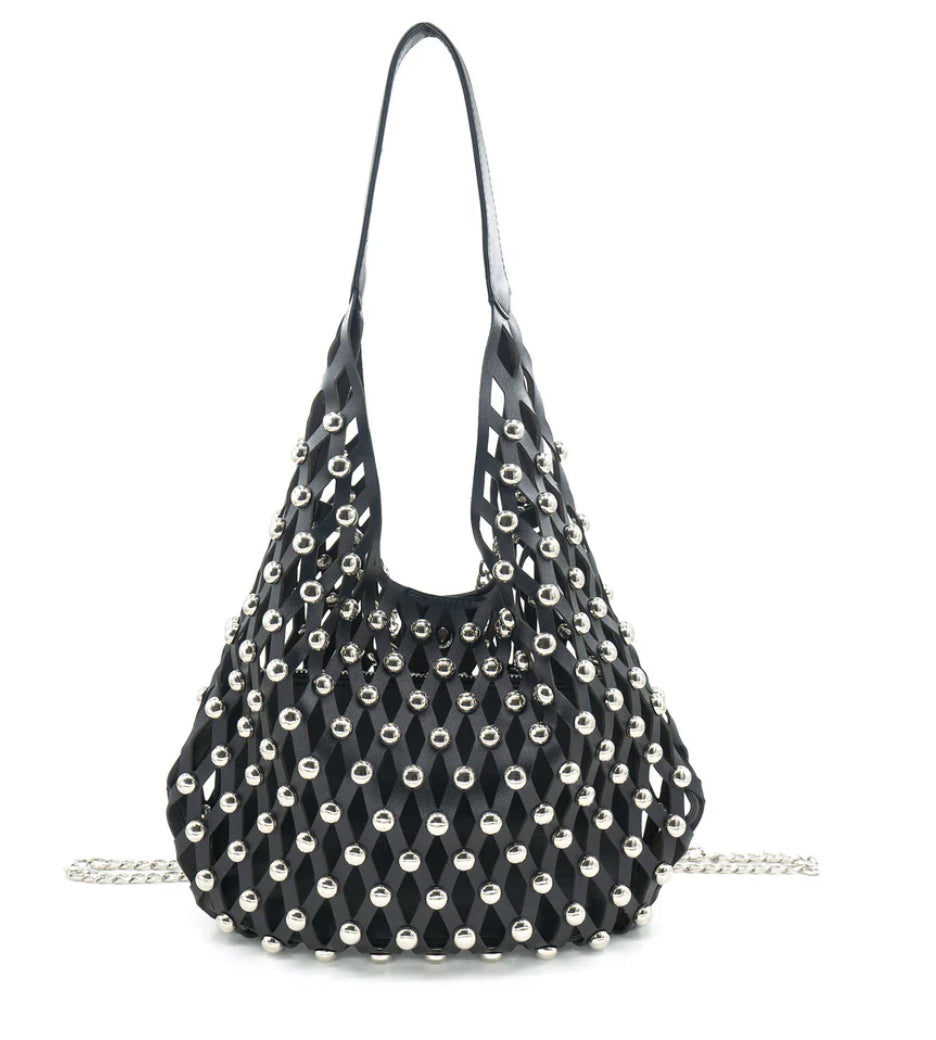 Studs black bag
