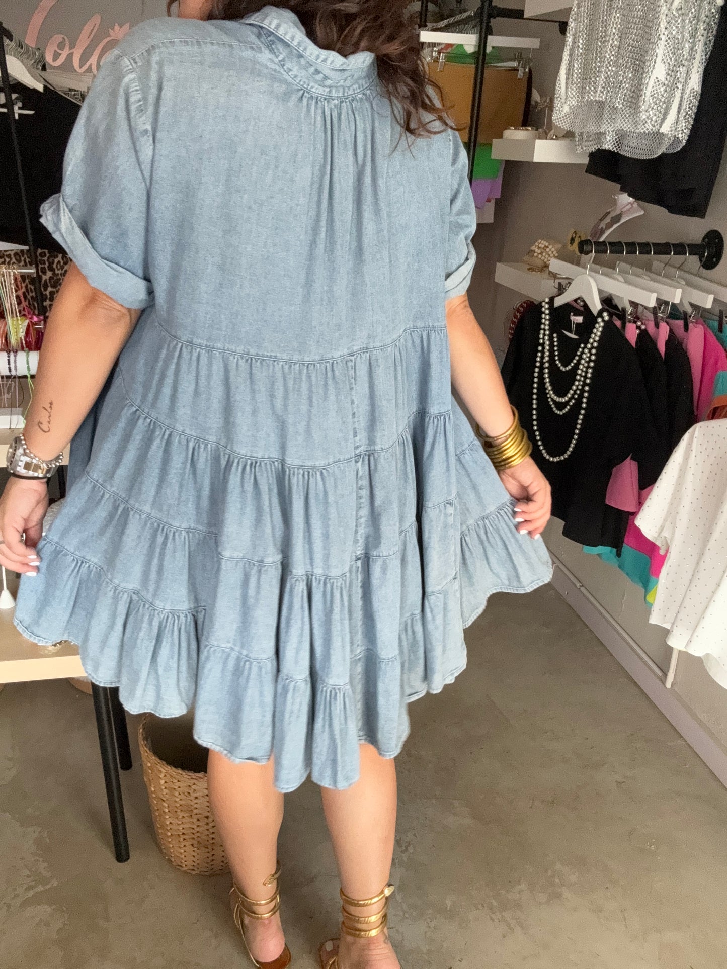 Denim Oversized Dress