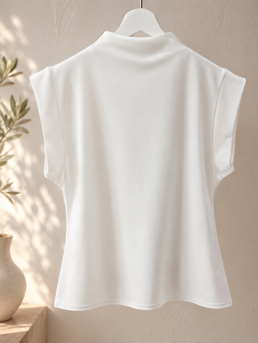 Mock neck top