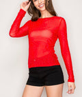 Mesh long top