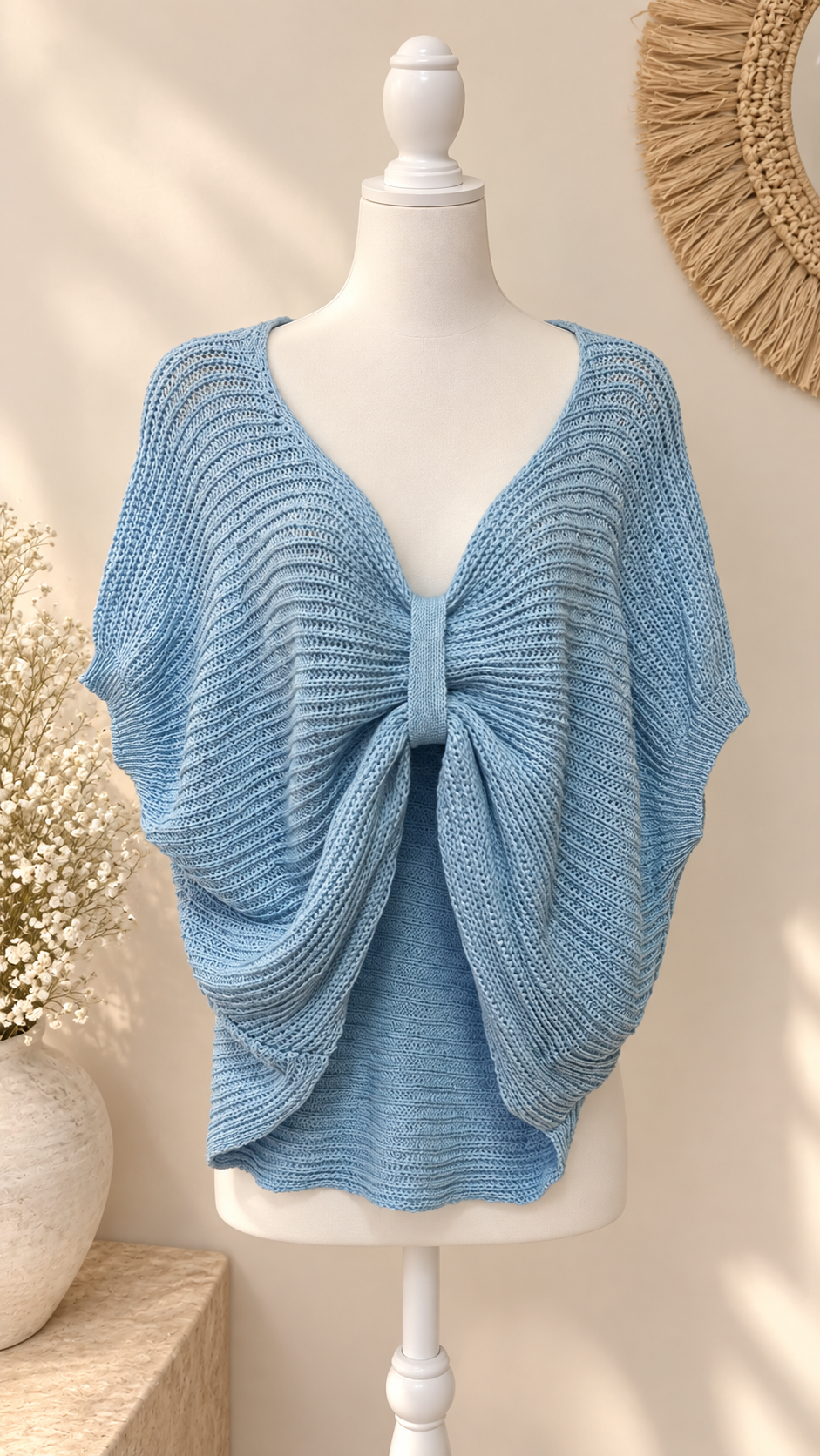 Butterfly crochet top