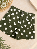 Olive polkadot pant