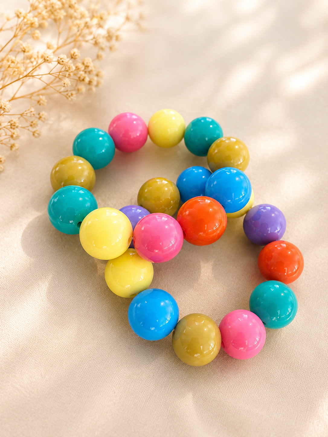 Bubble gum bracelets
