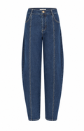 Slim barrel denim