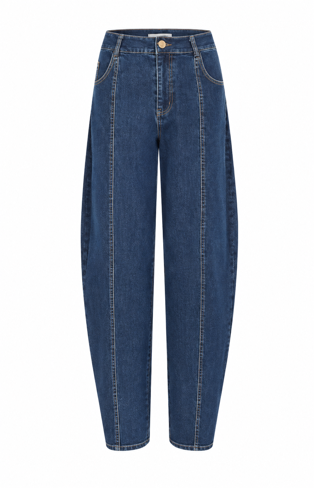 Slim barrel denim