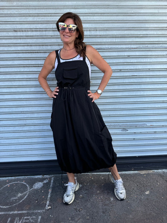 Cargo Overall Dress