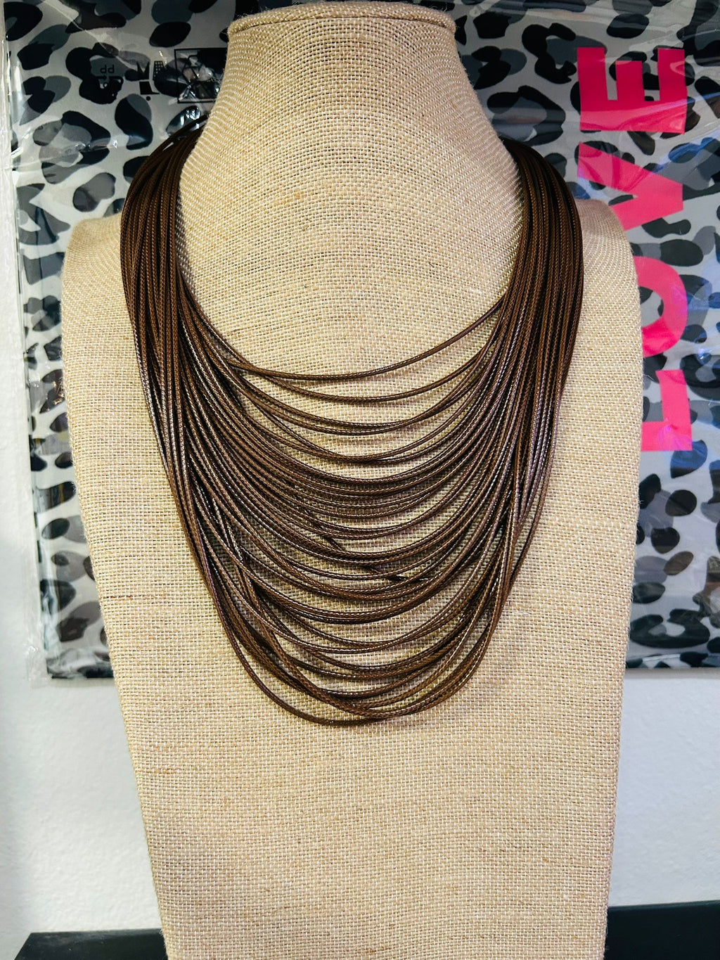 Manarola leather necklaces