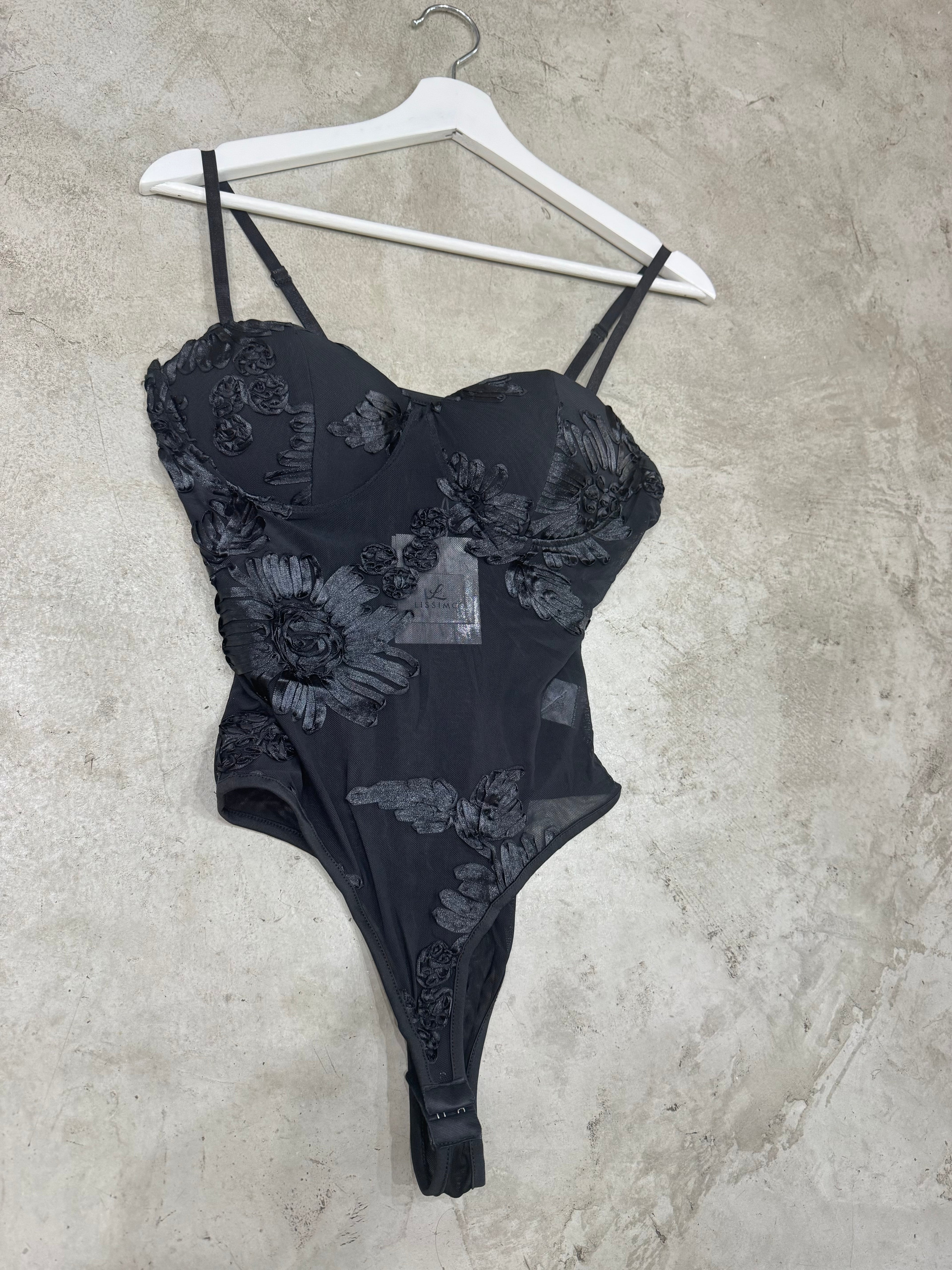 Lace black bodysuit
