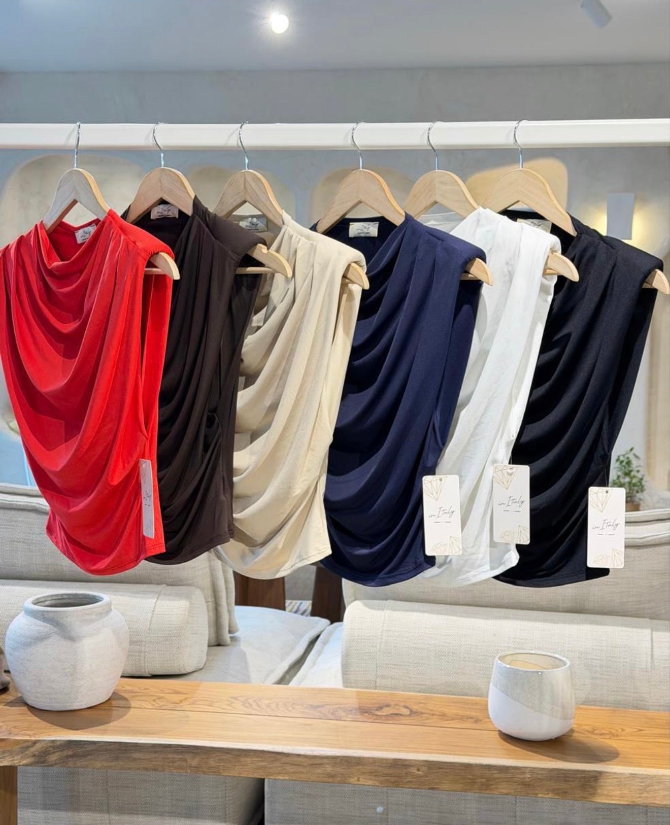 Crowl neck tops