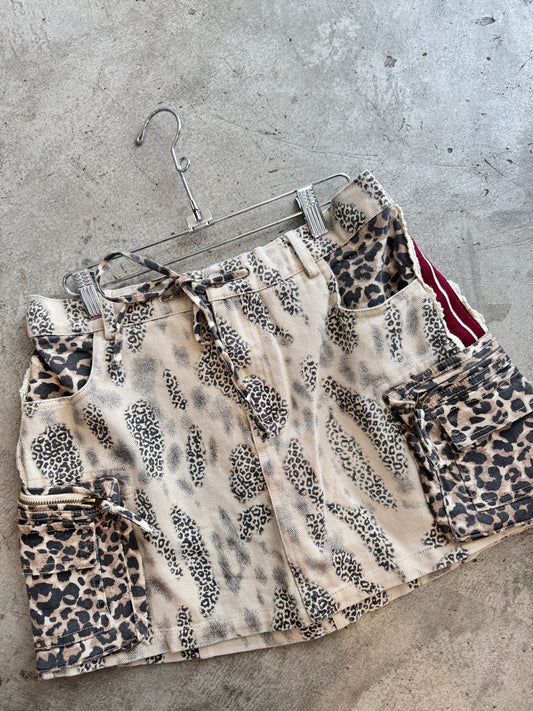 Sand Leopard Skirt