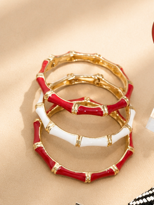 Bamboo bangles (set de 3)