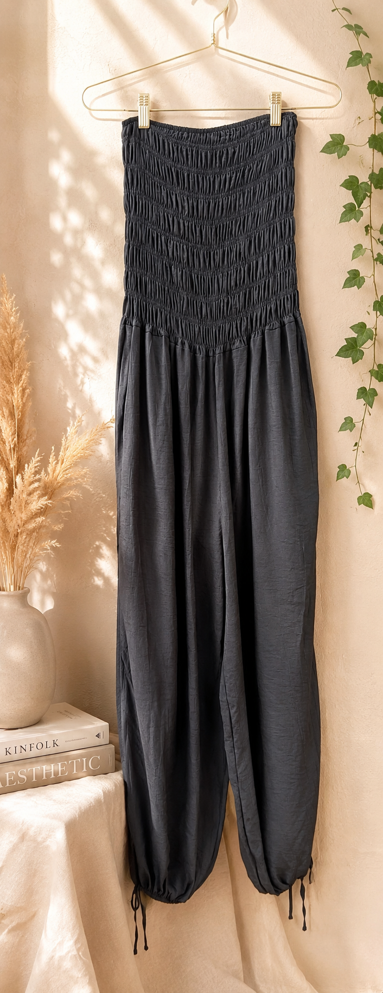 Smocked jumpsuit