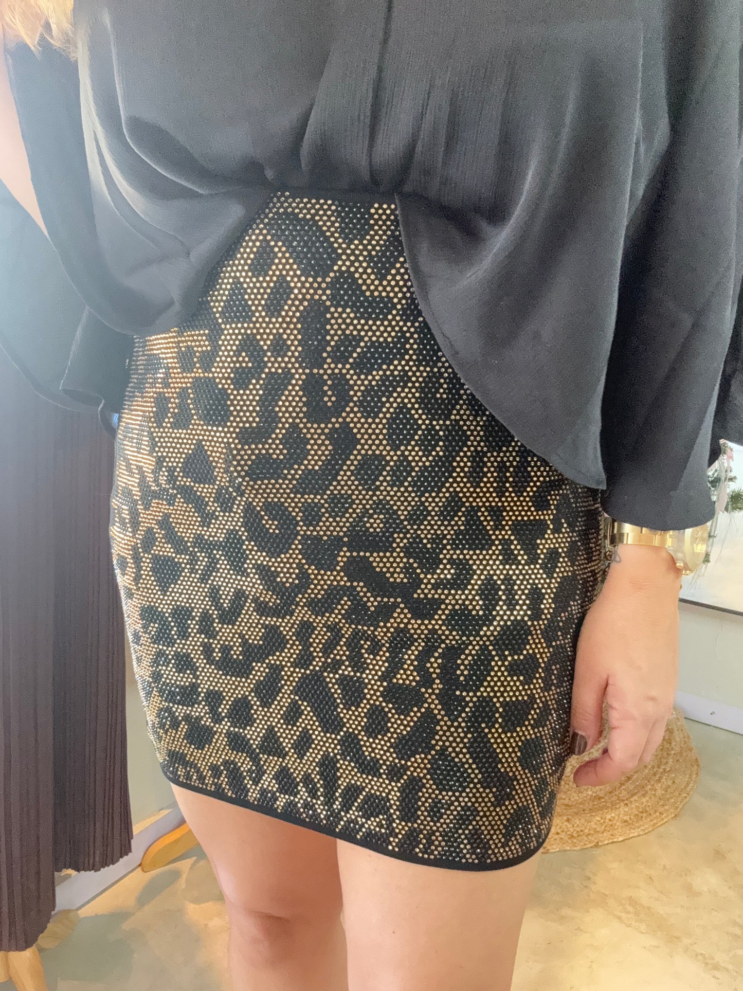 Leopard Print Skirt