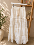 Eyelet skirt