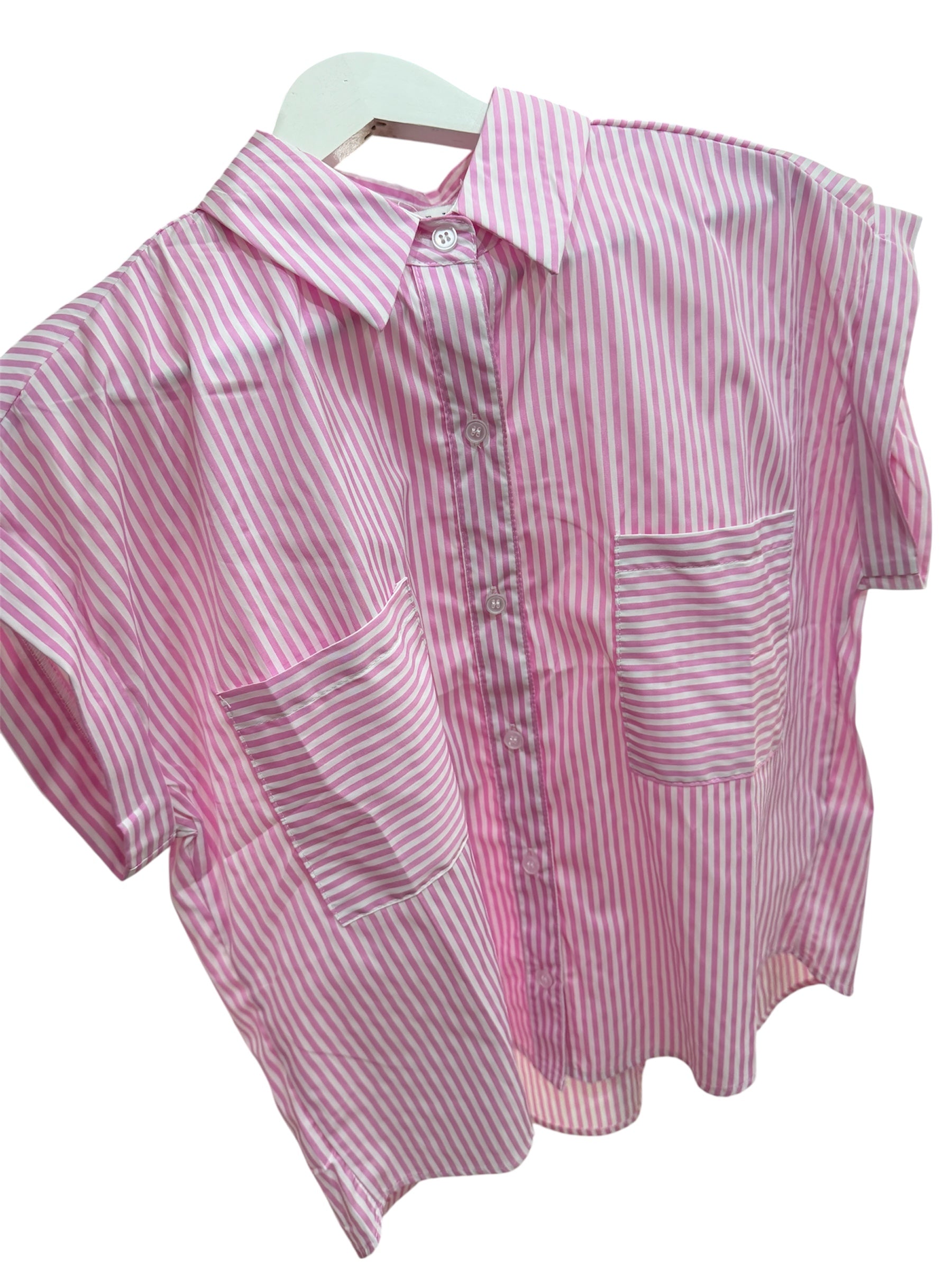 Pocket button blouse