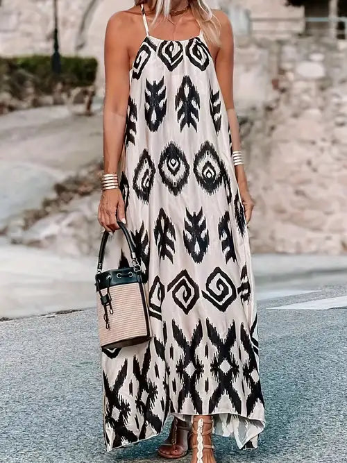 Printed Maxi Dress