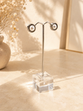 Zamak pearl earring