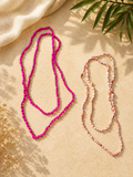 Caracoles long necklace