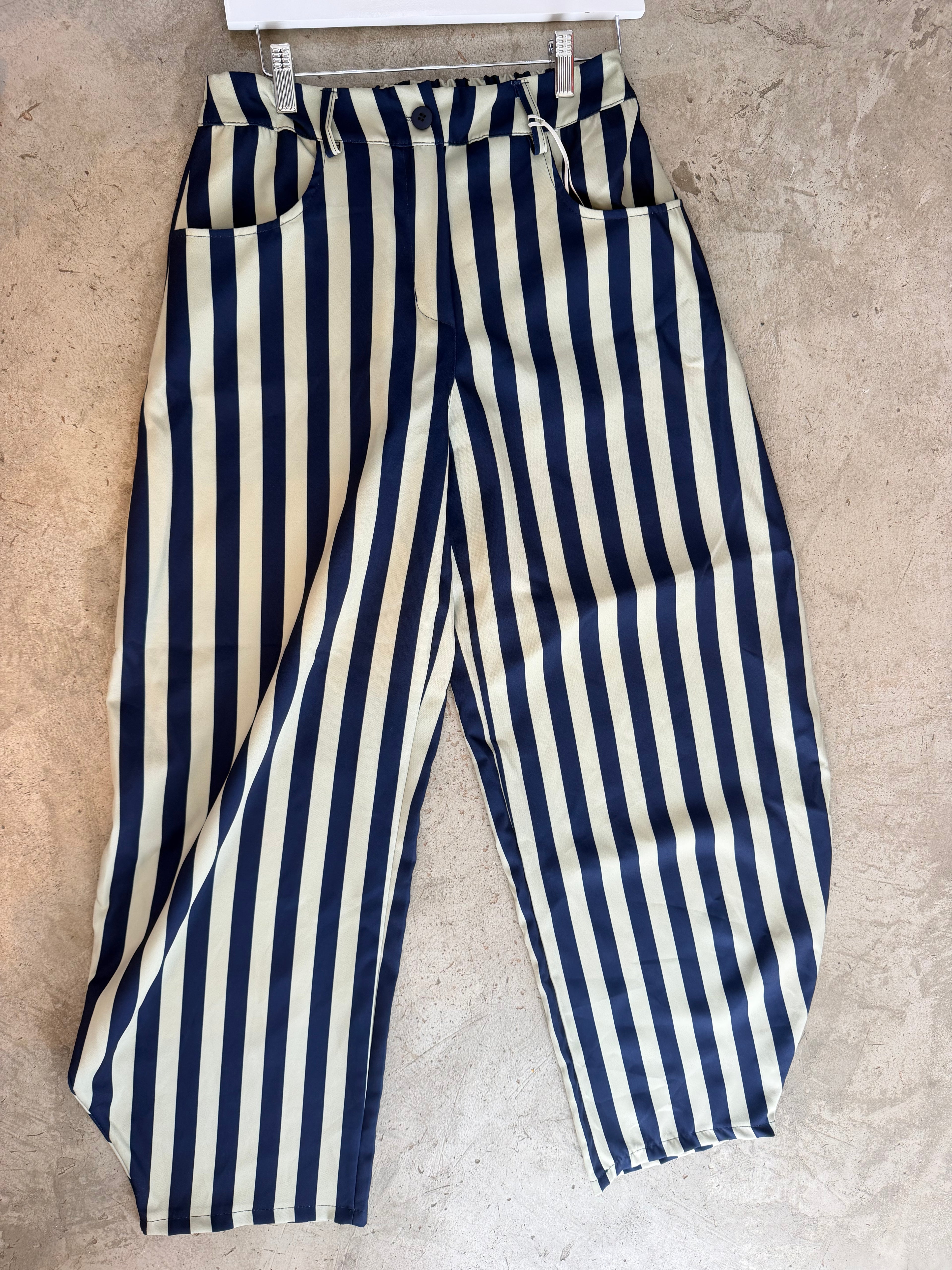 Barrel cotton pants