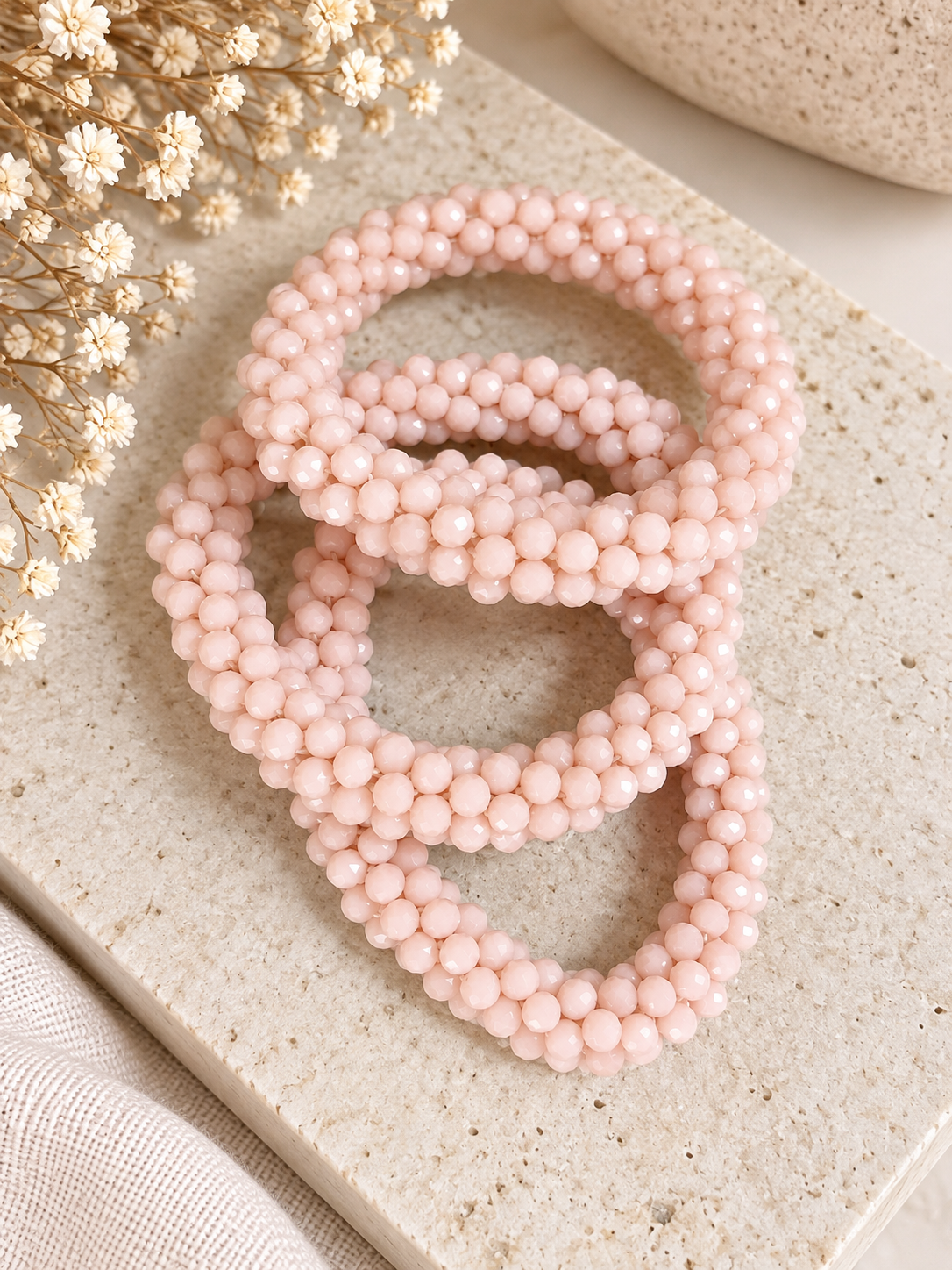 Elastic bracelet set