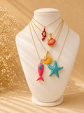 Sea charm necklaces