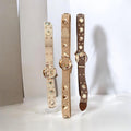 Raffia belts