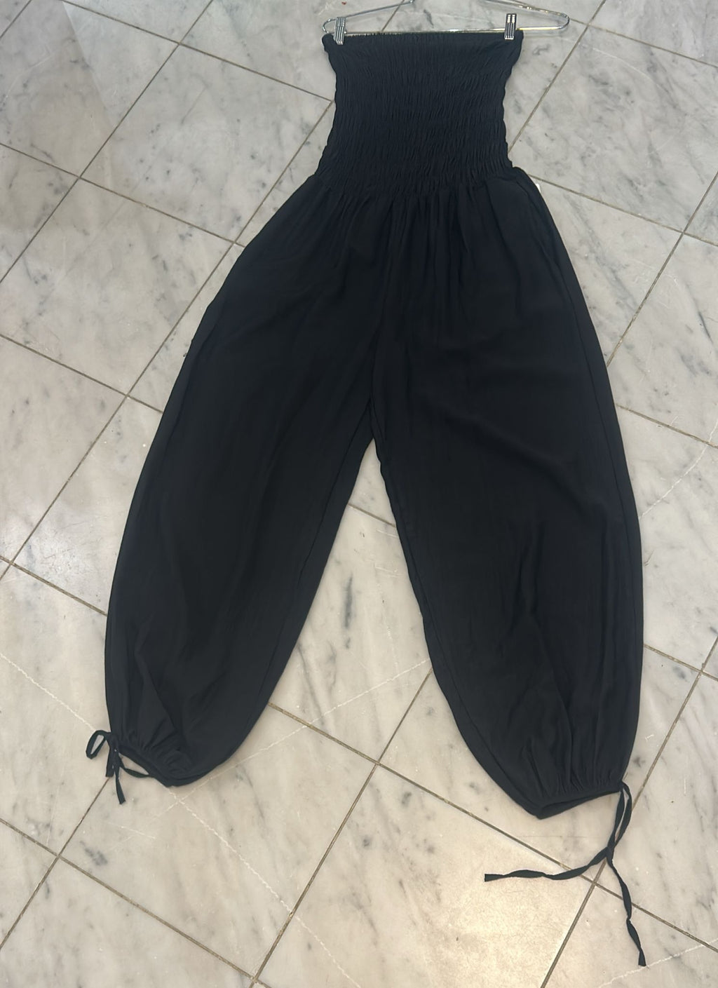 Smocked jumpsuit