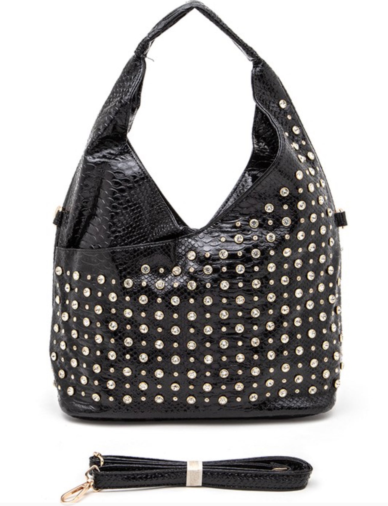 studs embellished bag