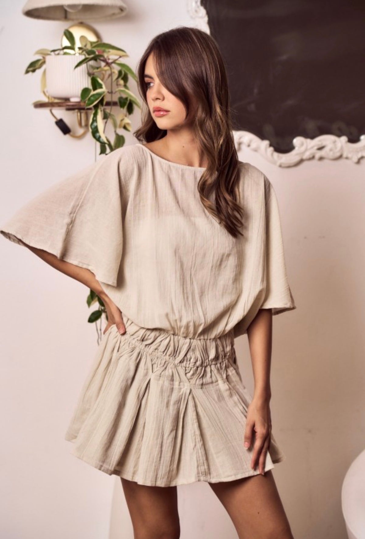 Ruched dress