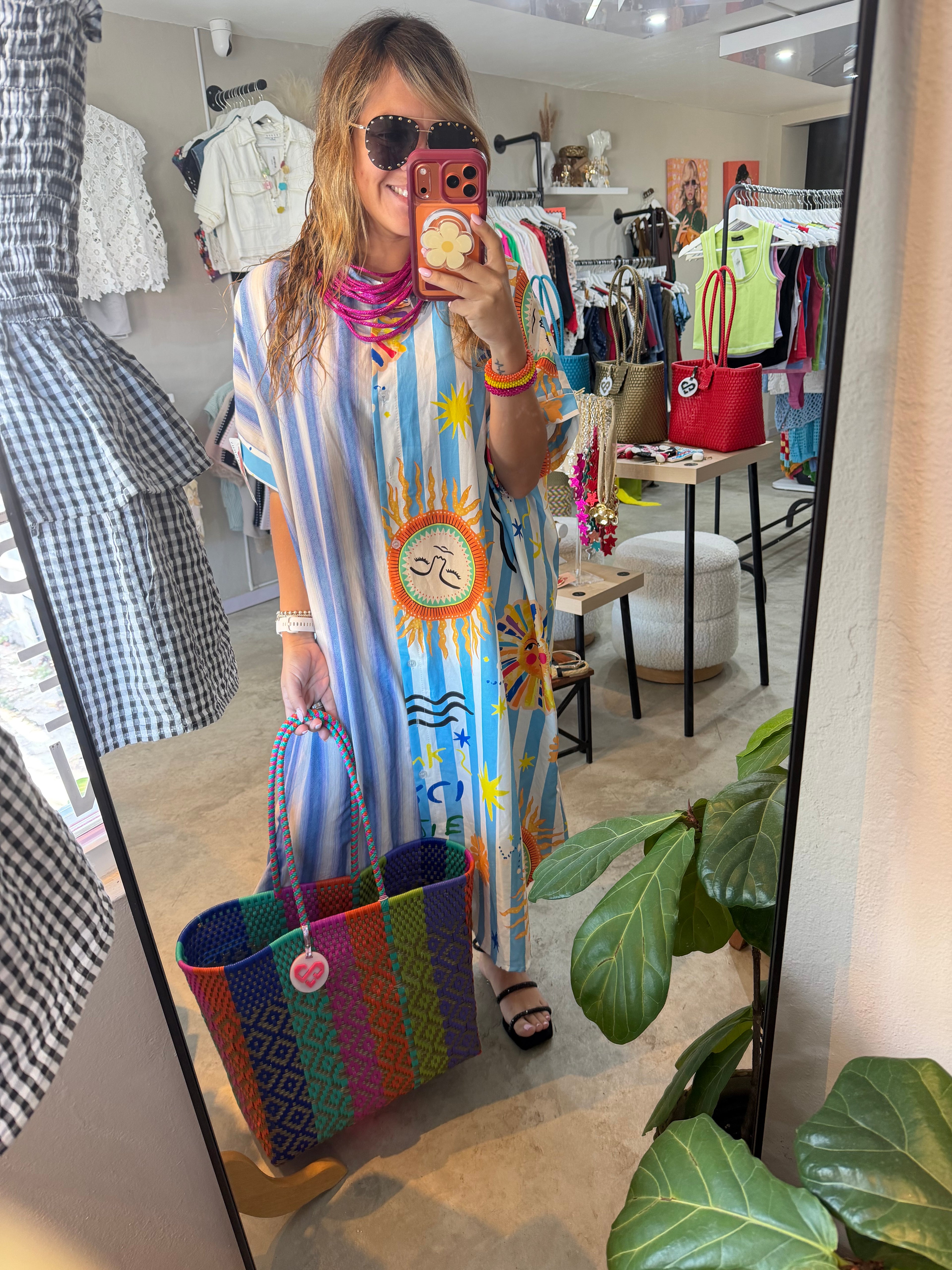 Summer print dress