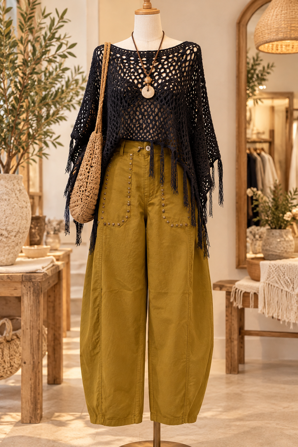 Fall barrel pants