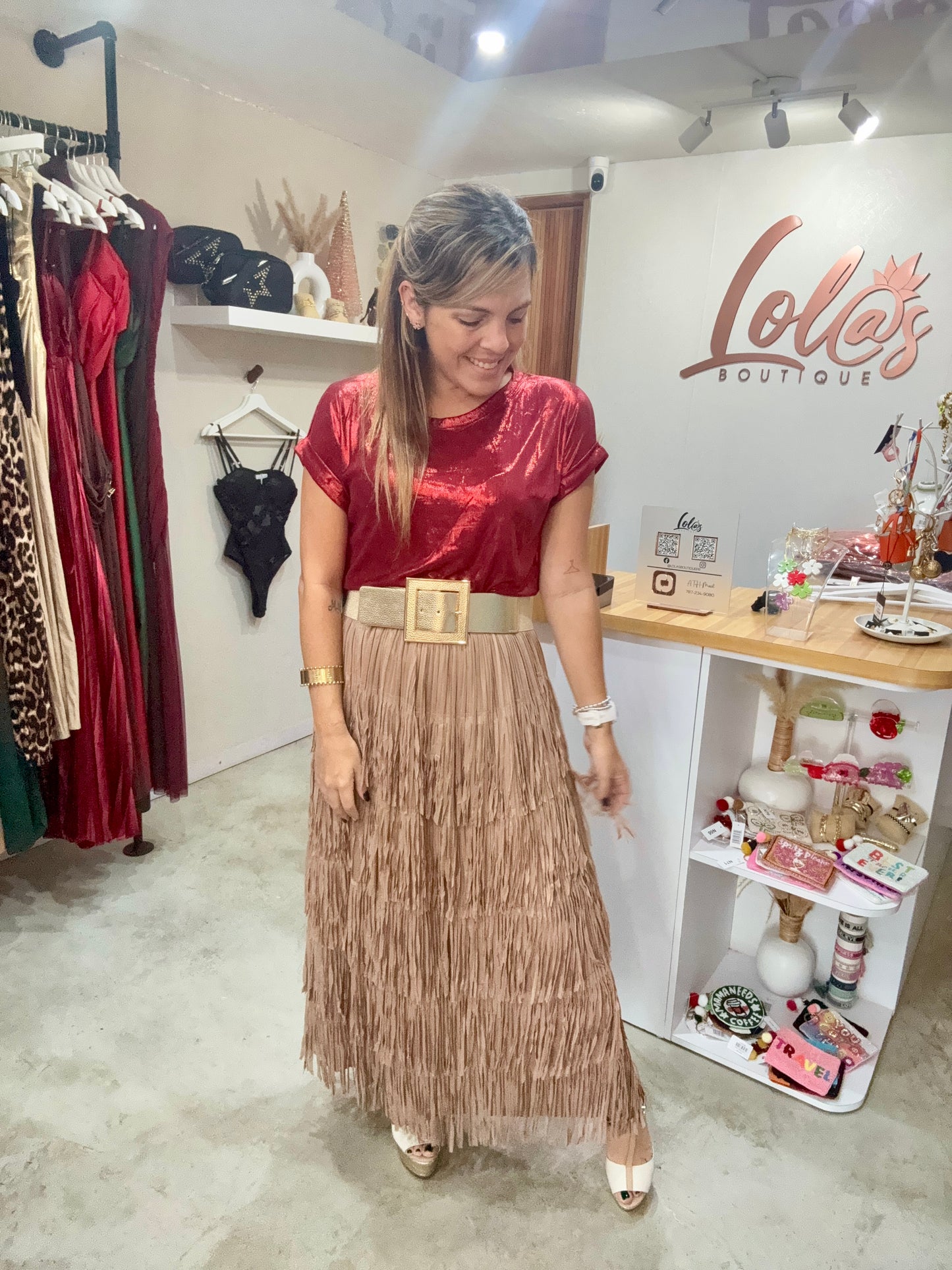 Fringes Italy Skirt